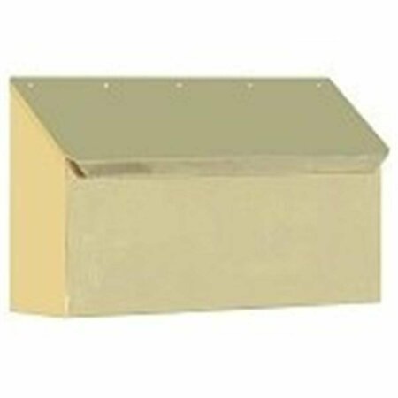 BOOK PUBLISHING CO Provincial Collection Brass Mailboxes - horizontal - in Smooth Polished Brass GR118214